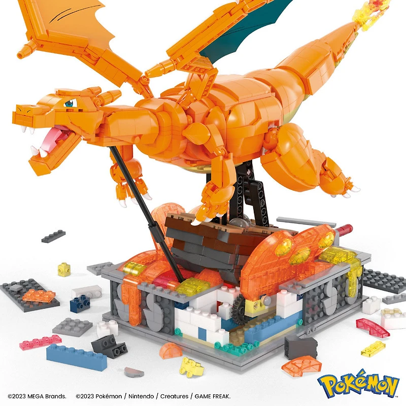 MEGA - Pokémon - Coffret de construction - Dracaufeu, 1664 pièces