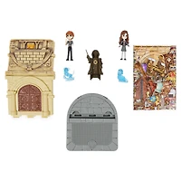 Wizarding World Harry Potter, Coffret Room of Requirement transformable 2 en 1 avec 2 figurines exclusives et 3 accessoires