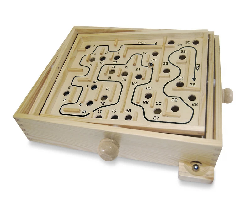 Ideal Games - Labyrinthe en bois - Notre exclusivité