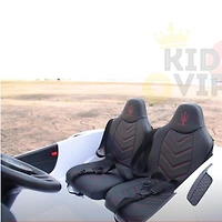 KidsVip 24V Maserati MC20 105W W/RC- White - English Edition