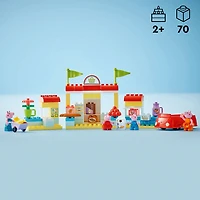 LEGO DUPLO Peppa Pig Supermarket Toy for Toddlers, Creative Build & Rebuild Playset, 10434