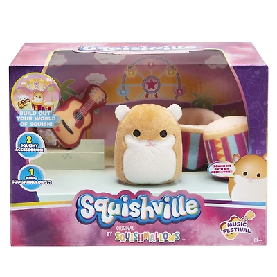 Squishville peluche, ensemble d'accessoires - Festival musical