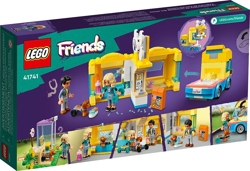 LEGO Friends Dog Rescue Van 41741 Building Toy Set (300 Pieces)