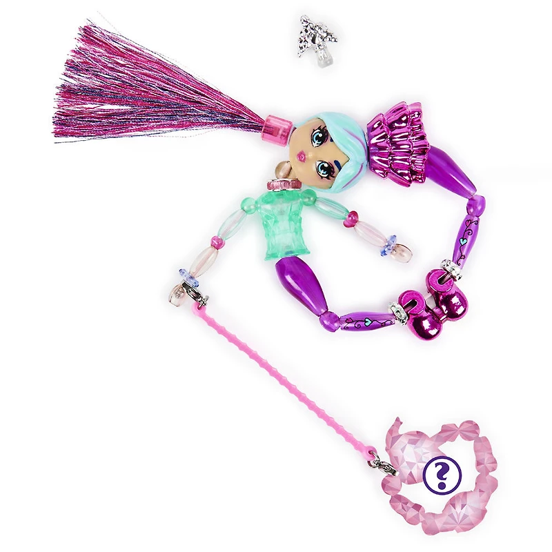 Twisty Girlz, Poupée à transformer en bracelet à collectionner Princessa Tessa avec Twisty Petz mystère