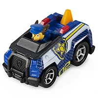PAW Patrol, Véhicule Chase en métal True Metal à collectionner, Série Classique à l'échelle 1:55