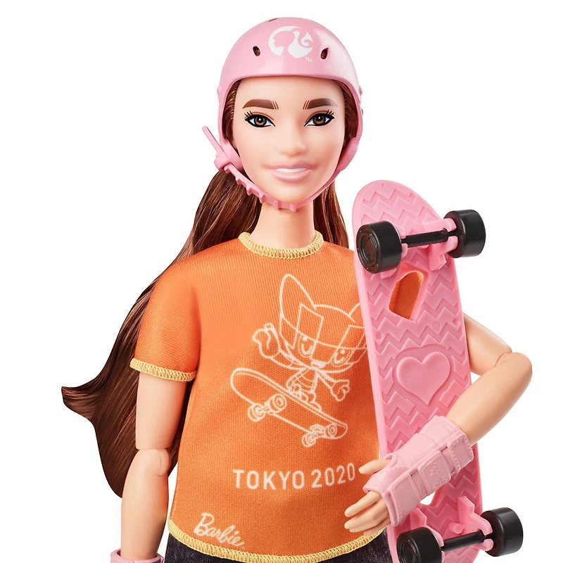 Barbie - Poupée  Planchiste des Jeux olympiques de Tokyo 2020