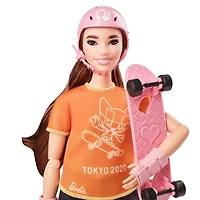 Barbie - Poupée  Planchiste des Jeux olympiques de Tokyo 2020