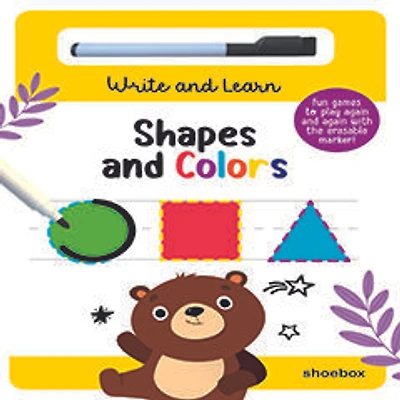 Write & Learn: Shapes & Colors - Édition anglaise