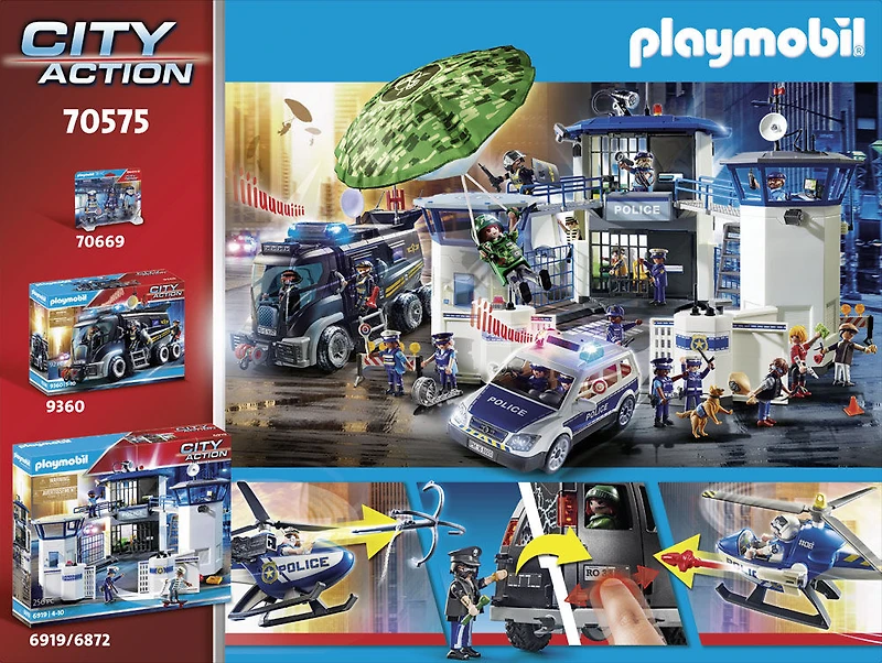 Playmobil - Camion de bandits et policier