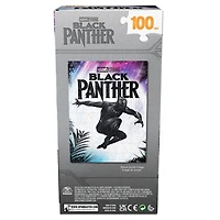 Marvel Studios, Black Panther 100-Piece Jigsaw Puzzle Superhero Wakanda Forever Movie Merch in Easy Storage Tower