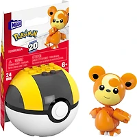 MEGA Pokémon Figurine articulée Teddiursa, 24 pièces