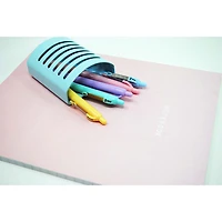 Z-Grip Pastel Barrel Retractable Ballpoint Pen Black Ink 5pk