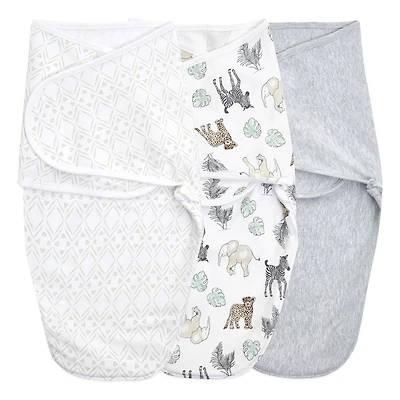 Aden + Anais Essentials 3-Pack Easy Swaddle Wrap Toile - M
