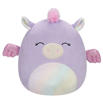 Squishmallows 7.5" - Rei le pégase rose et violet