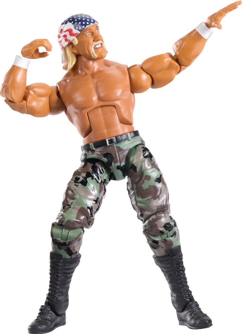 WWE Elite Action Figure SummerSlam Hulk Hogan with Build-A-Figure