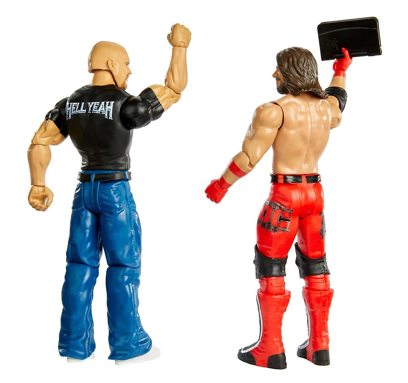 WWE Stone Cold Steve Auston vs AJ Styles Battle Pack