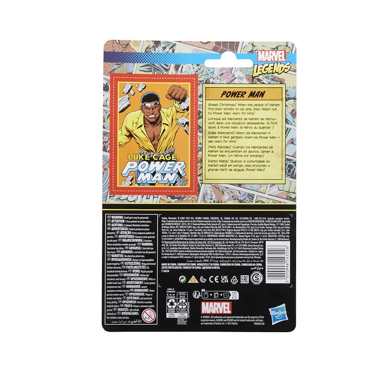 Marvel Legends Series Retro 375 Collection, figurine articulée de collection Power Man de 9,5 cm