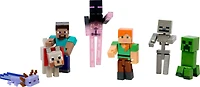 Minecraft Coffret Création de Monde, 7figurines articulées