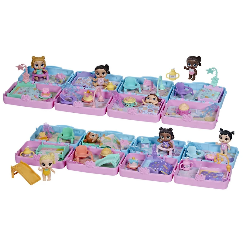 Baby Alive Foodie Cuties, jouet surprise avec accessoires, 10 surprises