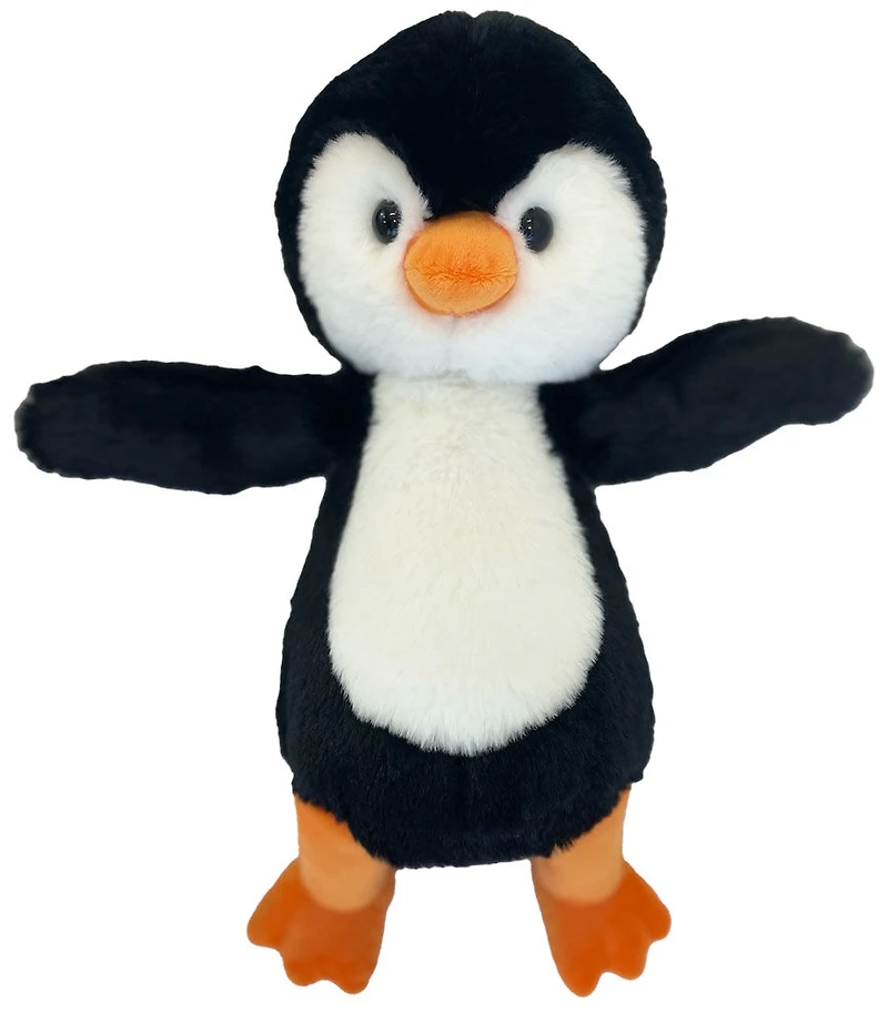 World's Softest - Lushees 16" - Peluche Poppy Pingouin noir et blanc