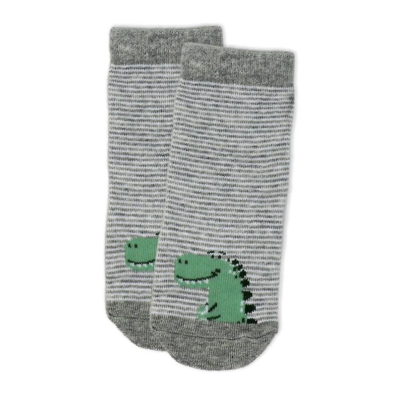 Small Wonder - Toddler Sock, Green Dinosaur 2T-4T