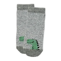 Small Wonder - Toddler  Sock, Green Dinosaur 2T-4T