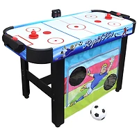 Table Rapid Fire d'air hockey multi jeux 3-en-un de 1,07 m (42 po)