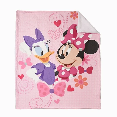 Couverture Sherpa Disney Minnie Mouse, 60 x 80 pouces