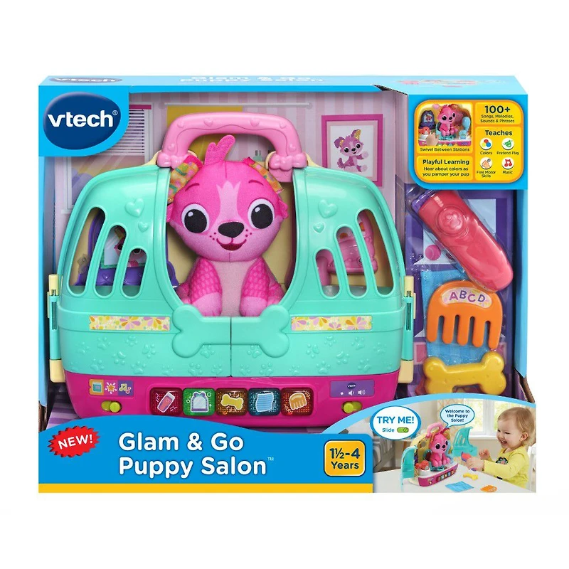 VTech Glam & Go Puppy Salon - English Edition