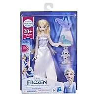 Disney's Frozen 2 Talking Elsa and Friends, Elsa Doll with Sounds and Phrases - French Edition