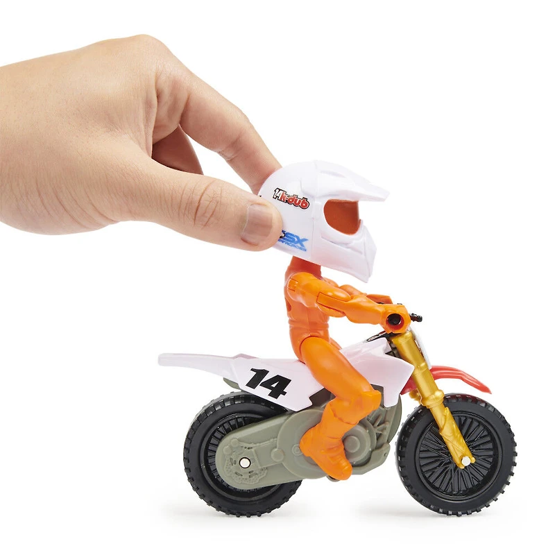 Supercross, Race and Wheelie Bike, Moto collector authentique de Kevin Windham, jouets pour enfants à l'échelle 1:18