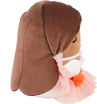 Cuutopia Barbie Peluche coussin douce de 25,4cm, robe pêche