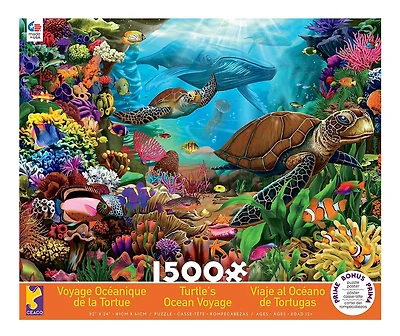 Ceaco Puzzle 1500 pièces Turtle's Ocean Voyage