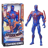 Marvel Spider-Man: Across the Spider-Verse Titan Hero Series Spider-Man 2099 Toy, 12-Inch-Scale Figure