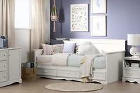 Meubles South Shore, Daybed with Storage - Pure White
