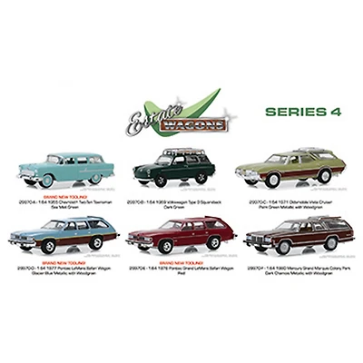 1:64 Estate WagonsSéries  4 - Les couleurs et les motifs peuvent varier