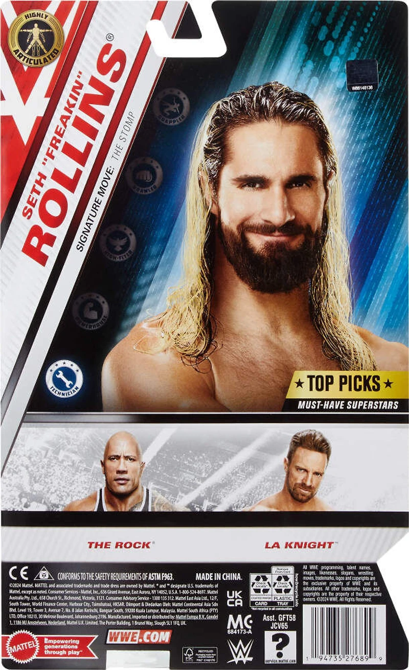 WWE Top Picks Action Figure - Seth Rollins