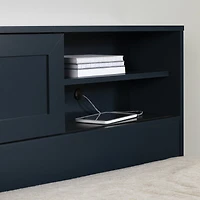 Hazen Tête de lit Simple Bleu marin