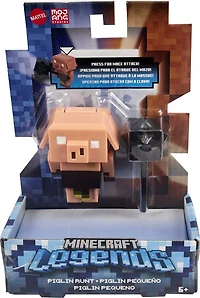 Minecraft Legends Piglin Figurine articulée avec fonctions d'attaque et accessoire