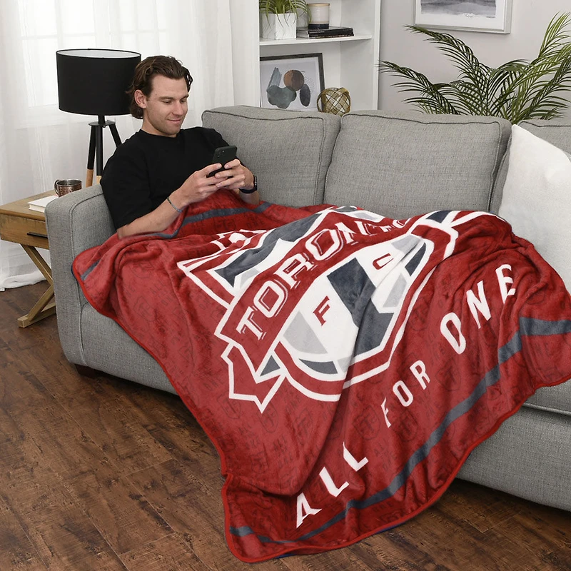 MLS Toronto FC Plush Blanket, 50"x60"