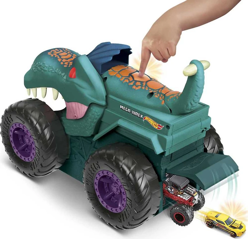 Hot Wheels - Monster Trucks - Véhicule Mega Wrex Extrême
