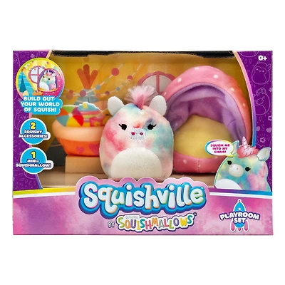 Ensemble d’accessoires mini peluche Squishville – Salle de jeu
