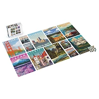 Family 12-Pack of Jigsaw Puzzles, Travel