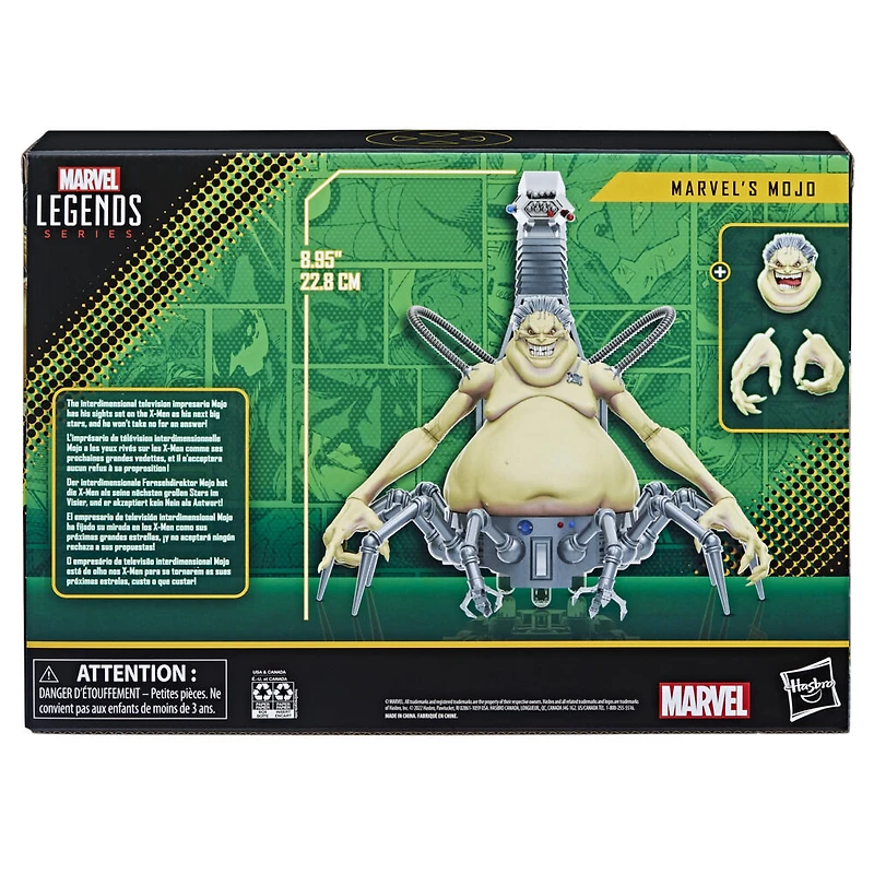Marvel Legends Series X-Men, figurine de collection Marvel's Mojo de 15 cm avec 3 accessoires