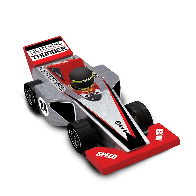 Mini Auto de course à assembler Wood WorX