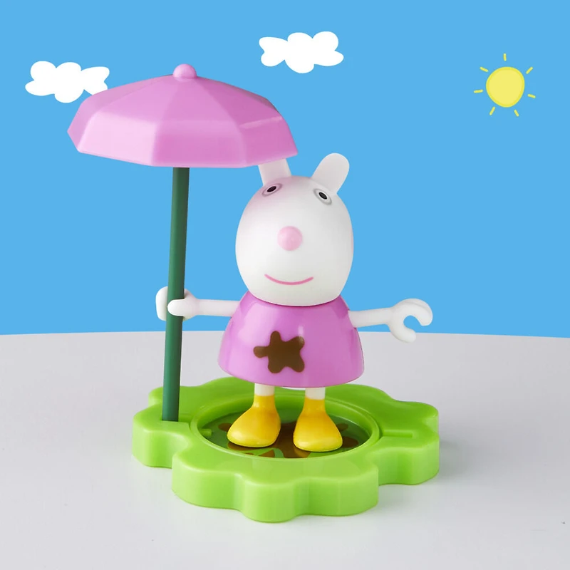 Peppa Pig Suzy joue dans la boue, figurine Suzy