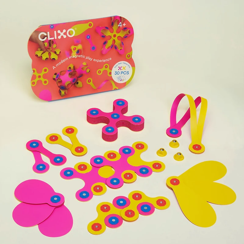 Pack Crew Clixo - rose/jaune - Édition anglaise