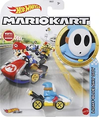 Hot Wheels - Mario Kart - Shy Guy - Kart standard bleu clair