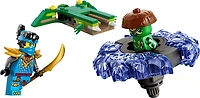 LEGO NINJAGO Nya contre la Toupie du Monstre de la Mutation, Jouet de Combat, Ensemble de Jeu avec 2 Figurines 71849