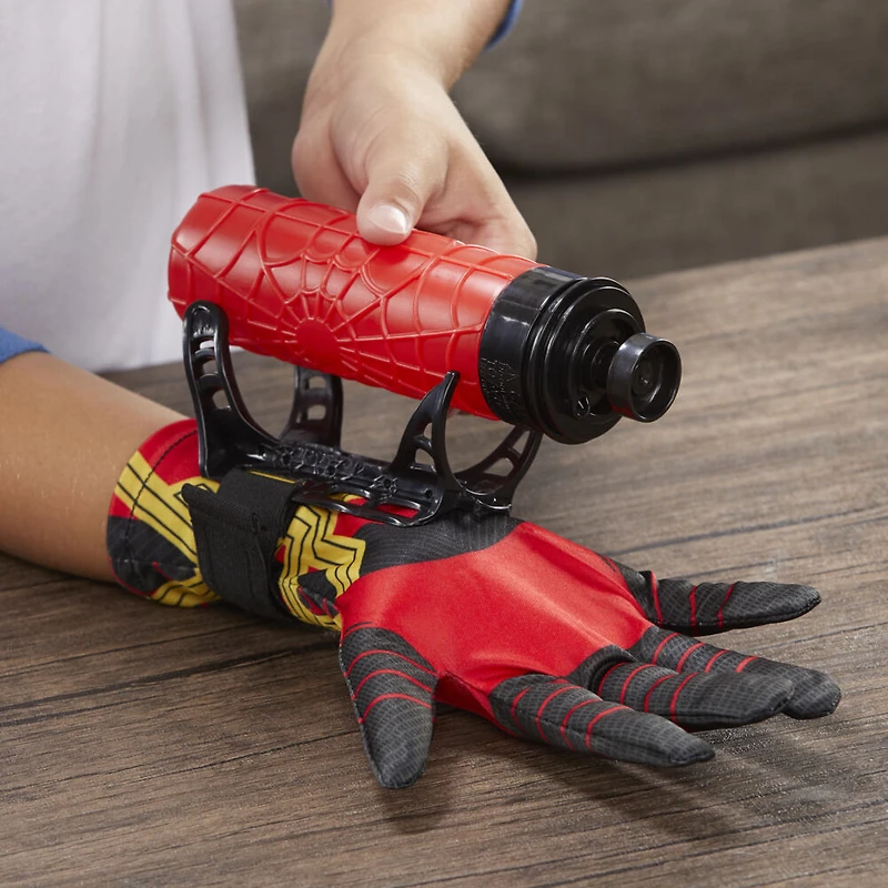 Marvel Spider-Man Super Web Slinger Role-Play Toy, Includes Web Fluid, 2-In-1 Shoots Webs or Water